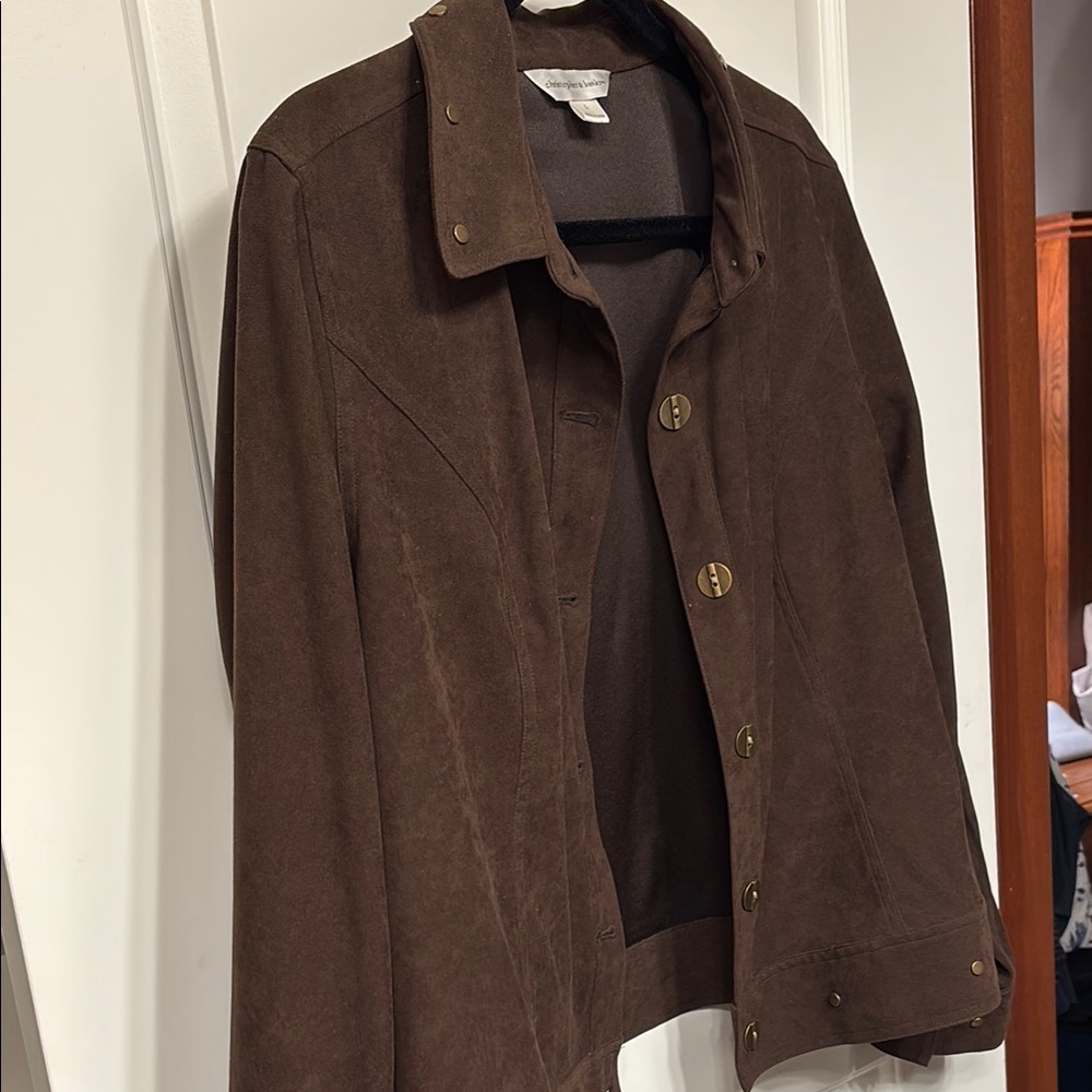 Brown Suede Women's Jacket
